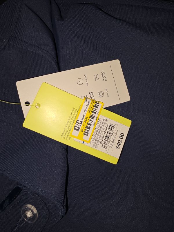 Photo 1 of Navy 32x30 Men's Golf Pants - All in Motion™ 