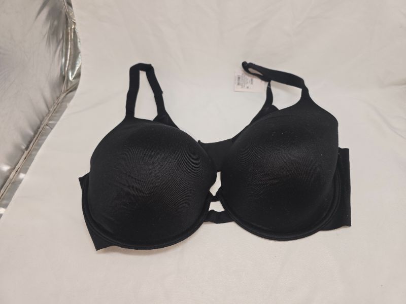 Photo 1 of 38DD Women's Light Lift Plunge Bra - Auden™ Black 38DD: Adjustable Strap, Back Hook, Solid Pattern, Hand Wash