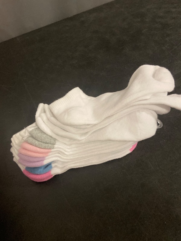 Photo 1 of Girls' 10pk Low Socks - Cat & Jack™ White