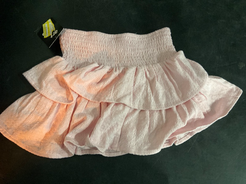 Photo 1 of Size S (6-7)Girls' Faux Leather Mini Skirt - art class