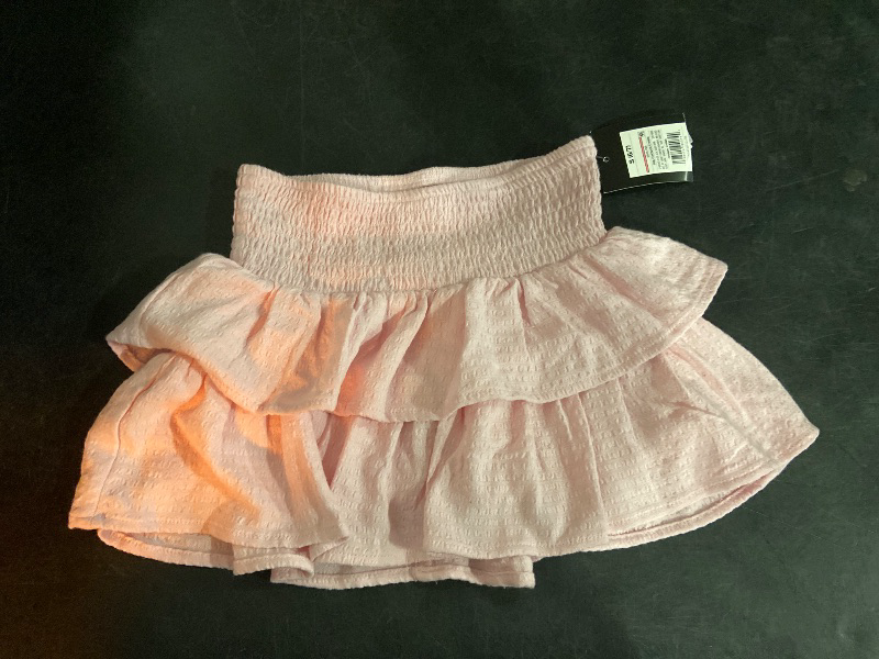 Photo 1 of Size S (6-7)Girls' Faux Leather Mini Skirt - art class