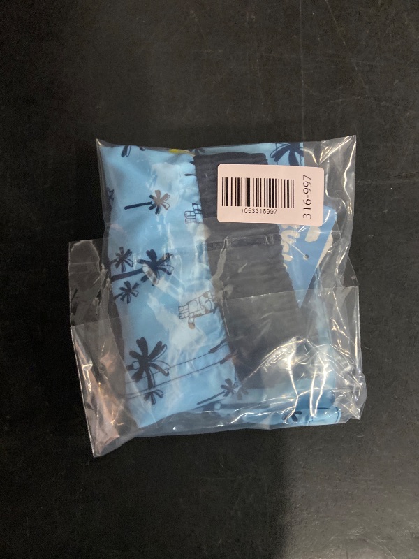 Photo 1 of Size 12m Baby Boys' Bluey Swim Shorts - Blue 12M: Polyester Microfiber, Tagless, Mid Rise, Front Drawstring, UPF 50+ Protection
