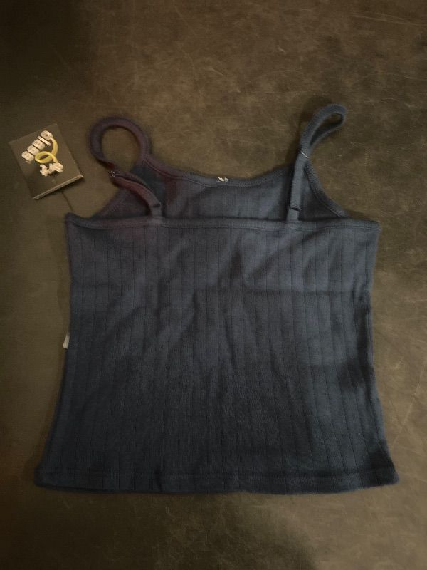 Photo 1 of Size M(8) Girls' Pointelle Cami - Art Class™ Blue M