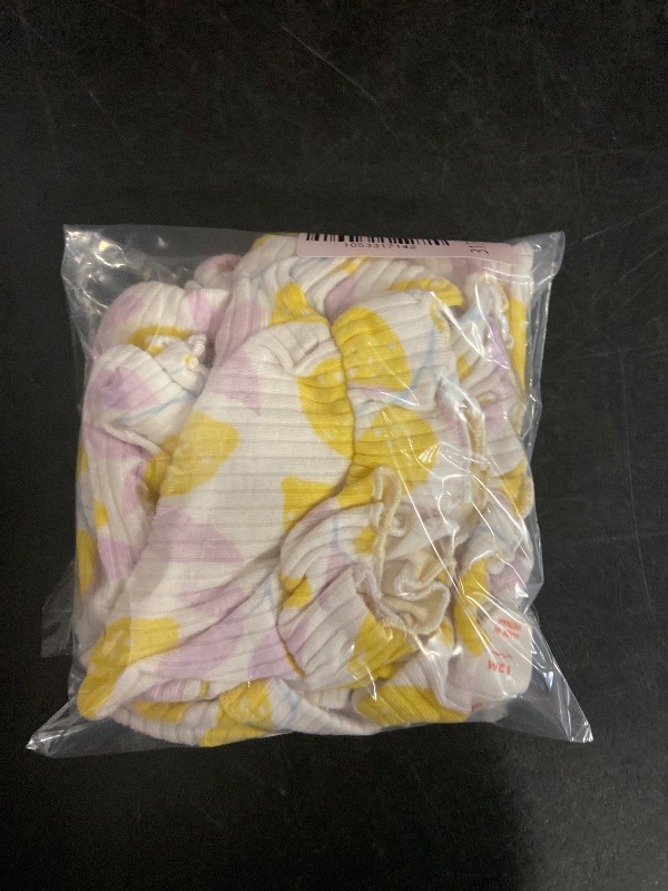 Photo 1 of Size 12m Cat & Jack | Matching Sets | Cat Jack Yellow Lemon And Purple Leaf Tee Bloomer Set