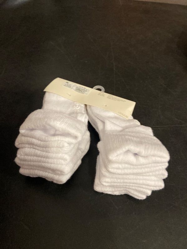 Photo 1 of 4T-5T Toddler 6pk Low Cut Bobby Socks - Cat & Jack™ White : Knit, Turnback Cuff