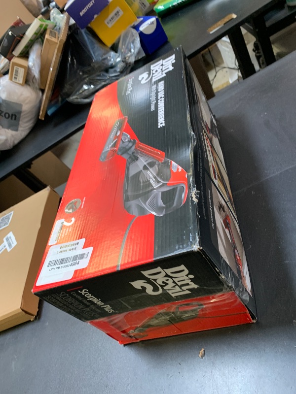 Photo 1 of Dirt Devil Scorpion Plus Handheld Vacuum Cleaner, Powerful Suction, Lightweight, Includes Pivoting Stair and Upholstery Tool, Crevice Tool, Corded Portable Vacuum Cleaner
