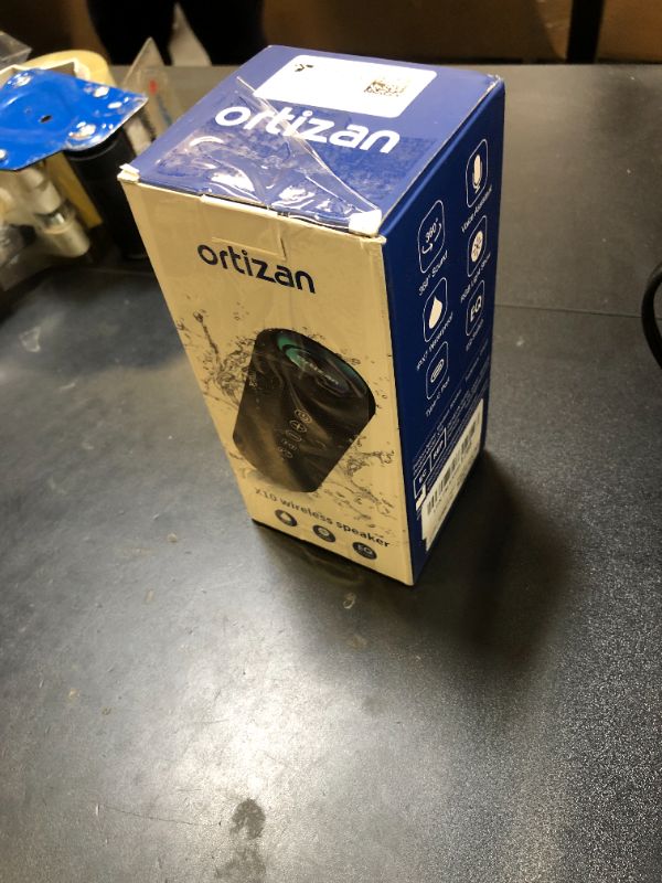 Photo 1 of Ortizan Portable Bluetooth Speaker: IPX7 Waterproof, 24W Loud Sound, Deep Bass, Bluetooth 5.3, LED Lights, Wireless Stereo Pairing, 30H Playtime, for Home/Outdoor/Party/Beach, Birthday Gift (Black)