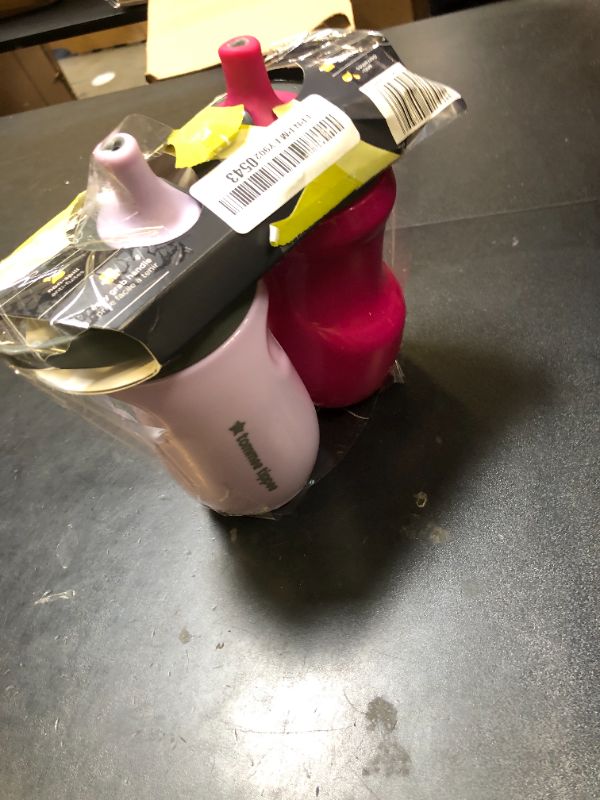 Photo 1 of Tommee Tippee Insulated Sportee Bottle, for 12m+, 9oz, Pack of 2 Non-Spill Toddler Water Bottles, Lilac and Plum, with Two-Piece Valve to Help Stop Spills, Bite-Resistant Spout and Easy-Hold Handle