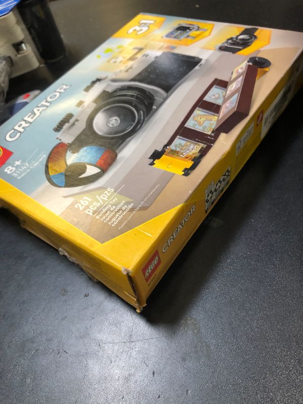 Photo 1 of LEGO Creator 3 in 1 Retro Camera Toy, Transforms from Toy Camera to Retro Video Camera to Retro TV Set, Photography Gift for Boys and Girls Ages 8 Years Old and Up Who Enjoy Creative Play, 31147