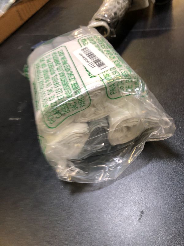 Photo 1 of 120 Counts 1.6 Gallon Mini Drawstring Trash Bags, Small Garbage Bags by KSSKSS, Code a fit 4.5-8 Liter, 1.2-2 Gal, White Trash Bin Liners for Home Office Kitchen Bathroom Bedroom