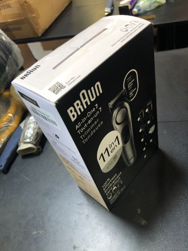 Photo 1 of Braun All-in-One Men's Shaving Kit Series 7 7420, 11-in-1 Beard, Face, Nose, Ear Trimmer, Hair Clippers, Body Groomer and Manscaping