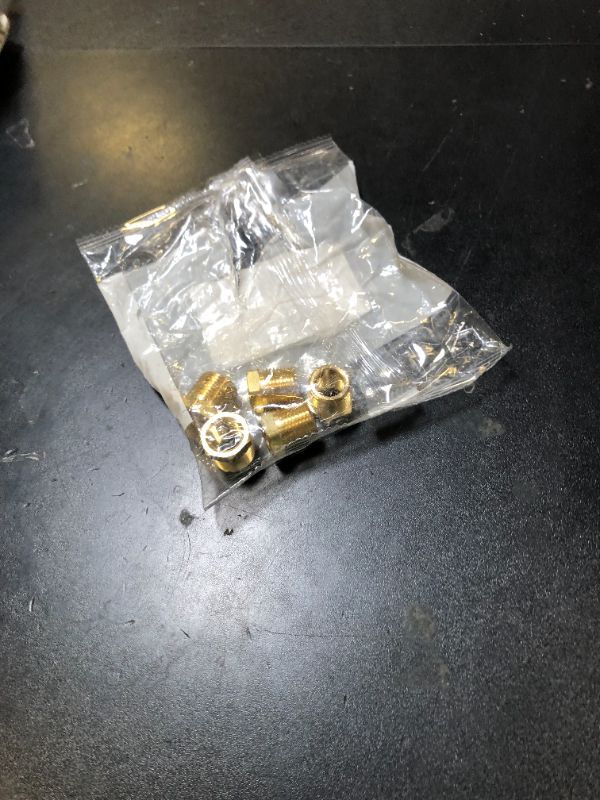 Photo 1 of TL TOOLEGIN 3/8" NPT Male x 1/4" NPT Female Brass Bushing Reducer Adapter Reducing Pipe Fitting 5pcs 1200 PSI