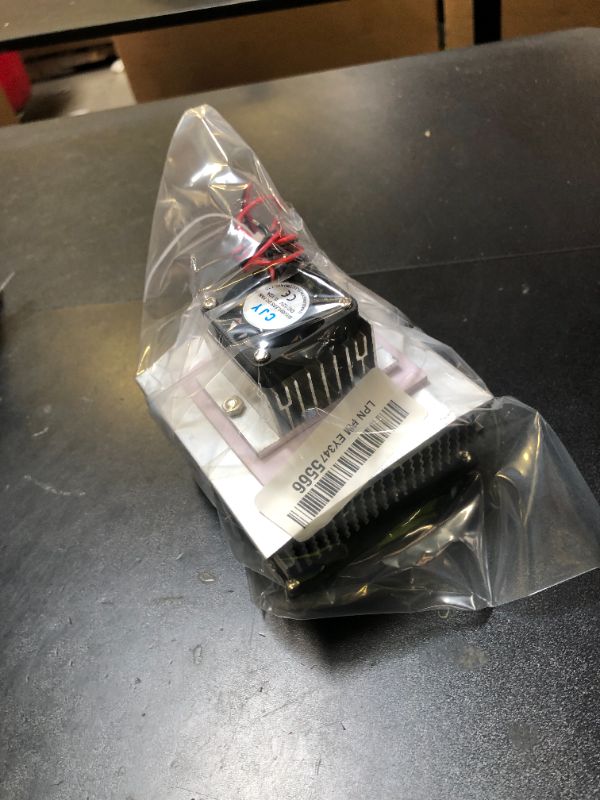 Photo 1 of Yrhrol Mini Air Conditioner DC 12V DIY Thermoelectric Peltier Refrigeration Cooling System Heat Sink Conduction Module Semiconductor Fridge Refrigeration Cooling System DIY Kit