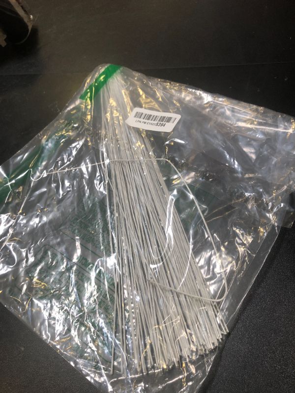Photo 1 of 100 Pack Floral Wire 18 Gauge Crafts Florist Wire Stems Diameter 0.05In White Flower Stems for Flower Arrangement Supplies Crafts Bouquet Stem Wreath Making (14 Inch)