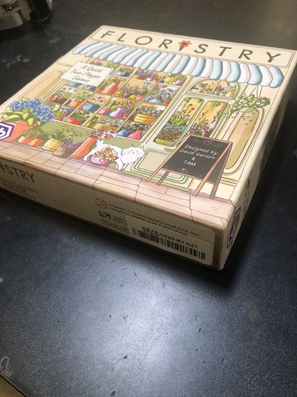 Photo 1 of UP Games Floristry Board Game - Competitive Flower Auction & Storefront Design! Fun & Creative Strategy Game for Family, Kids & Adults, Ages 12+, 2 Players, 20 Min Playtime