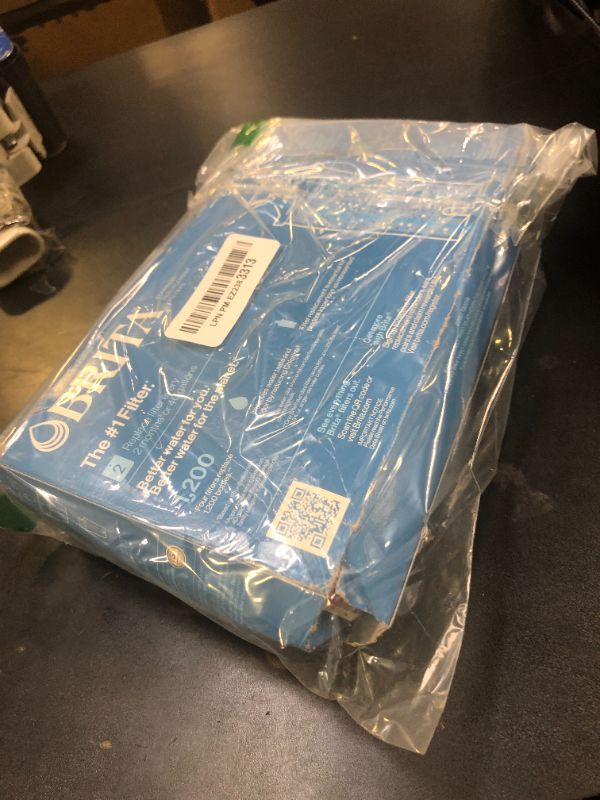 Photo 1 of Brita Standard Water Filter for Pitchers and Dispensers, BPA-Free, Reduces Copper, Cadmium and Mercury Impurities, Lasts Two Months or 40 Gallons, Includes 4 Filters for Pitchers