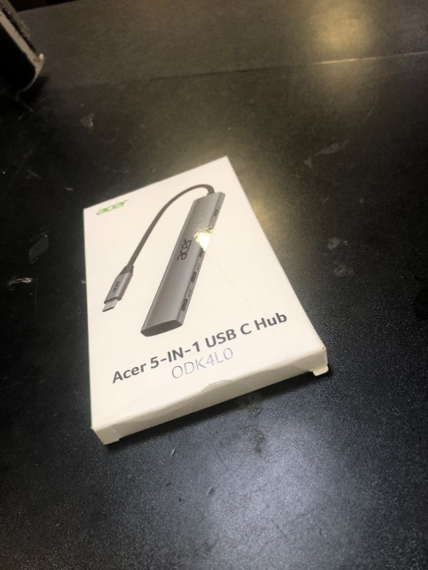 Photo 1 of Acer 10 Gbps USB C Hub, USBC Splitter with 4*USB C 3.2 and 100W PD Port, Fast Transfer Type-C Multiport Adapter Compatible with MacBook Pro/Air M2/M1, iPad, Surface Pro, XPS?No Video Output?