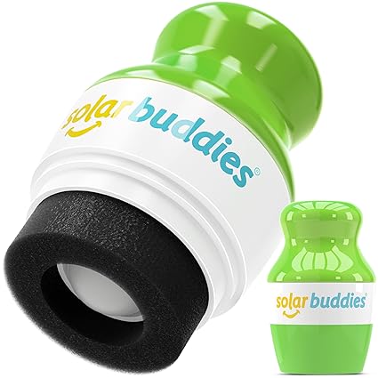 Photo 1 of Solar Buddies Sunscreen Applicator - Single Full Green - Refillable Roll on Sponge Sunscreen, Suncream & Lotion Applicator For Kids, Adults & Families - Holds 3.4fl oz, Perfect Size for Travel

