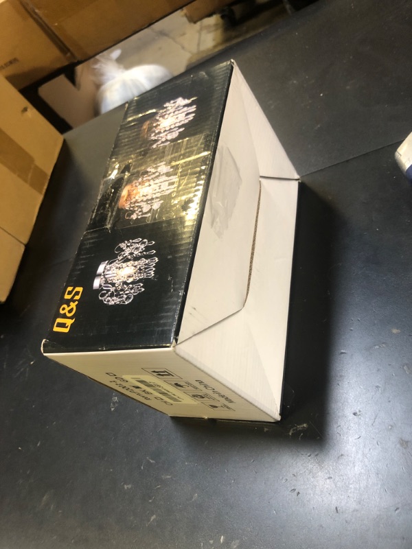 Photo 1 of Q&S Small Crystal Ceiling Light Fixture Flush Mount,Black Ceiling Lights Modern Chandelier,Bedroom Hallway Closet Light Fixture,Dia9.5 1 Light.