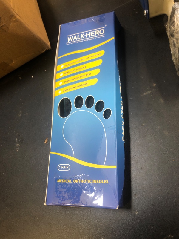 Photo 1 of Plantar Fasciitis Insoles for Men Women - Orthotics Inserts, Shoe Insoles Arch Support Flat Feet Inserts Work Boot Insoles for Standing All Day (Mens 9-9 1/2 | Womens 11-11 1/2)