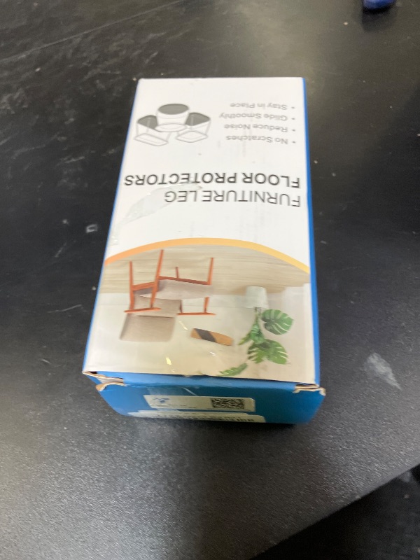 Photo 1 of 24 Pcs Chair Leg Floor Protectors for Hardwood Floors Silicone Covers to Protect Wood Tile Floors Felt Pads Furniture Leg Caps Non Slip Reduce Noise (Fit:1.3"-2")