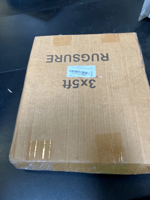 Photo 1 of RUGSURE Washable Area Rugs - Perfect for Living Room, Bedroom, Kids Room, Nursery - Stain & Water Resistant Non-Slip, Pet & Child Friendly, Vintage Tribal Area Rugs (Green, 3' x 5 ')