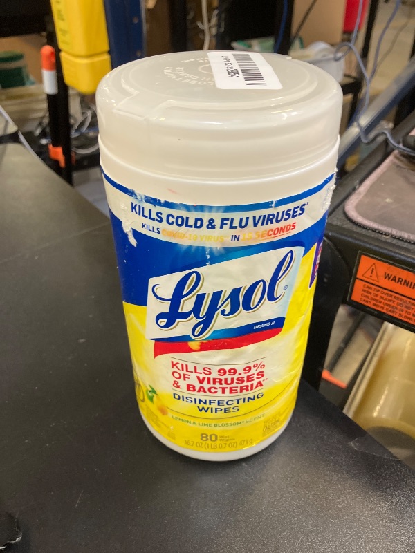 Photo 1 of Lysol Disinfecting Wipes Bundle, Home Apartment Dorm Room Essentials and Cleaning Supplies, All Purpose Cleaner, Multi-surface Cleaning Wipes, Lemon and Lime Sanitizing Wipes Bundle, 80 Count