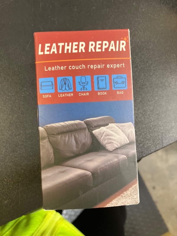 Photo 1 of Leather Repair Patch Tape Kit, 4" x 63" Self Adhesive Leather Repair Patch for Furniture, Vinyl Leather Repair Kit for Car Seat, Chairs, Couch, Sofa, Boat Purple Red