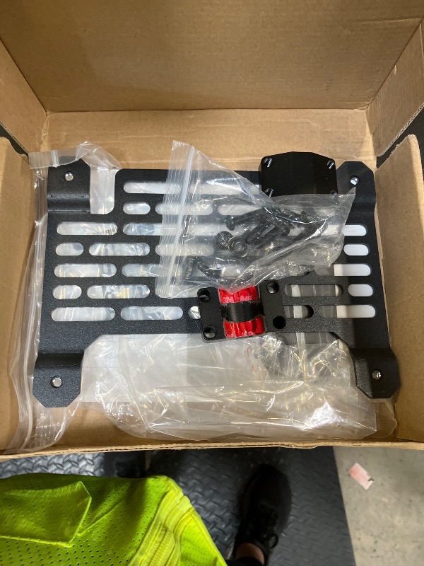 Photo 1 of Front License Plate Bracket Compatible with Rivian R1T/R1S 2025 2024 2023 2022, License Plate Holder License Plate Frame Mounting Accessories for Rivian Tow Hook