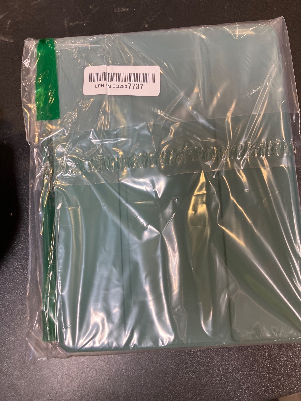 Photo 1 of Divufus Case for iPad 10.2 2021/2020/2019, Smart Lightweight Trifold Stand Cover, Auto Sleep/Wake Soft TPU Pencil Holder Case for iPad 10.2 inch 9th/8th/7th Generation - Dark Green