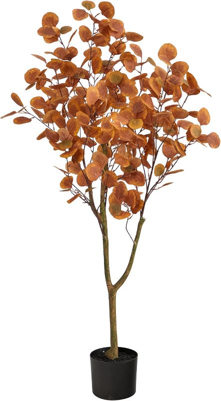 Photo 1 of Nearly Natural 4ft Autumn Eucalyptus Artificial Tree
