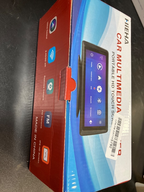 Photo 1 of Apenet Wireless CarPlay Screen with 2K Dash Cam, 8.1" Portable Touchscreen Car Stereo with CarPlay & Android Auto, 1080P Backup Camera, Voice Control, Bluetooth, Mirror Link, GPS Navigation