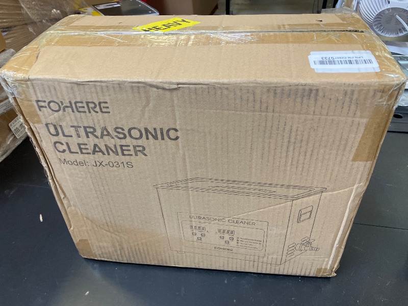 Photo 1 of Ultrasonic Cleaner 6.5L with Heater and Timer, 1.7 Gal 180W Stainless Steel Commercial Cleaning Machine for Watch Instruments, Circuit Board, Parts, Glasses, Watch, Bike Chain, Metal Engine Parts, Gun