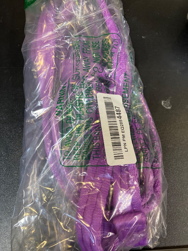 Photo 1 of Dog Leash-Multifunctional Double Ended,for Obedience Training Or Distance Work Easy to Use,Lightweight,Soft&Durable Convertible Hands Free,Crossbody,Over Shoulder (Purple, 2M*2.5CM)