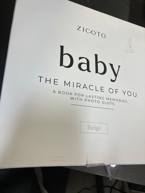 Photo 1 of Keepsake Baby Memory Book for Boys and Girls – Timeless First 5 Year Baby Book With Photoslots – Cute Journal Scrapbook or Photo Album - Record a Milestone for Every Event from Birth to Age 5