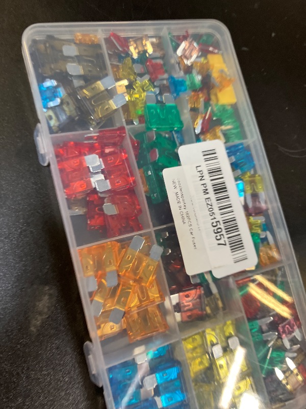 Photo 1 of 182PCS Car Fuses Assortment Kit, Professional Blade Fuses Automotive - Standard & Mini & Low Profile Mini Fuse (5A/7.5A/10A/15A/20A/30A/40A), cooclensportey Mixed Auto Fuse for Boat, Auto, RV, Truck