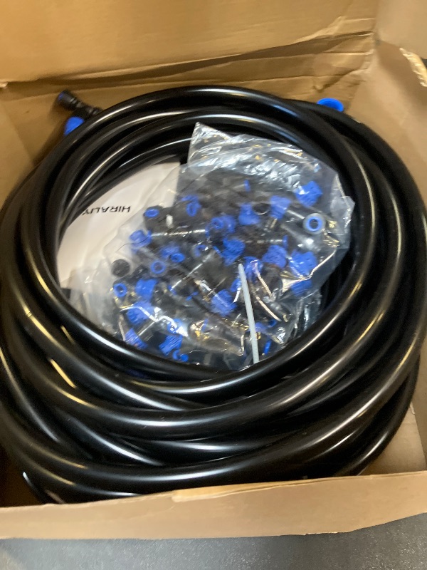 Photo 1 of HIRALIY 210FT Drip Irrigation Kits for Plants, New Quick Connector Garden Watering System, Saving Water Automatic Irrigation Equipment for Patio Lawn