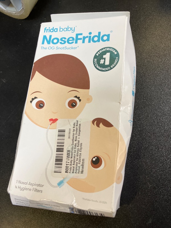Photo 1 of Frida Baby NoseFrida SnotSucker for Baby, Nasal Aspirator for Baby, Nose Sucker Baby Nasal Aspirator to Help Baby Breathe Easy