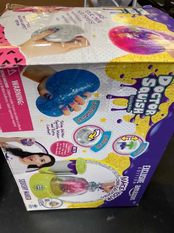 Photo 1 of Doctor Squish Squishy Maker Station Amazon-Exclusive Edition | DIY Make Your Squishies Kit | All Inclusive with Sparkles, Slime Powder, and Amazon Exclusive Bonuses | Ages 8 & Up