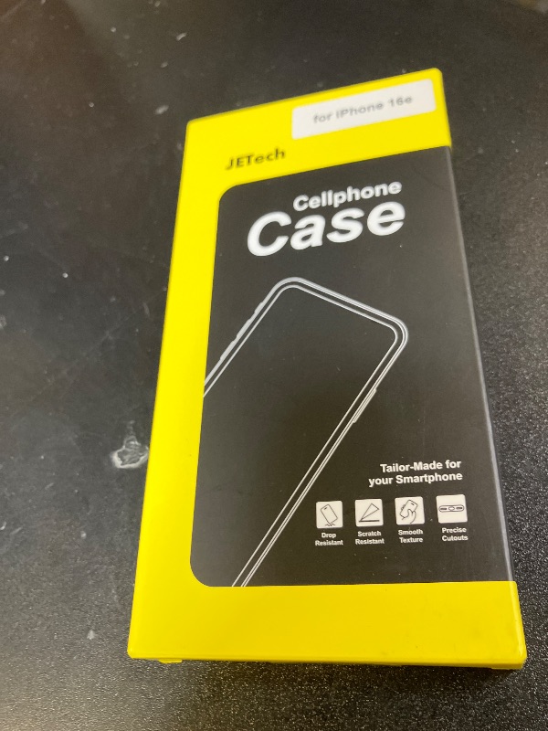 Photo 1 of JETech Matte Case for iPhone 16e 6.1-Inch 2025, Shockproof Military Grade Drop Protection, Frosted Translucent Back Phone Cover, Anti-Fingerprint (Dark Green)