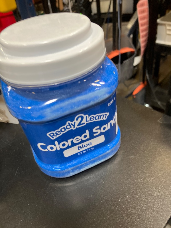 Photo 1 of READY 2 LEARN Colored Sand | Blue | 2.2 lbs | Play Sand for Kids | Perfect for Arts and Crafts and Sensory Bins