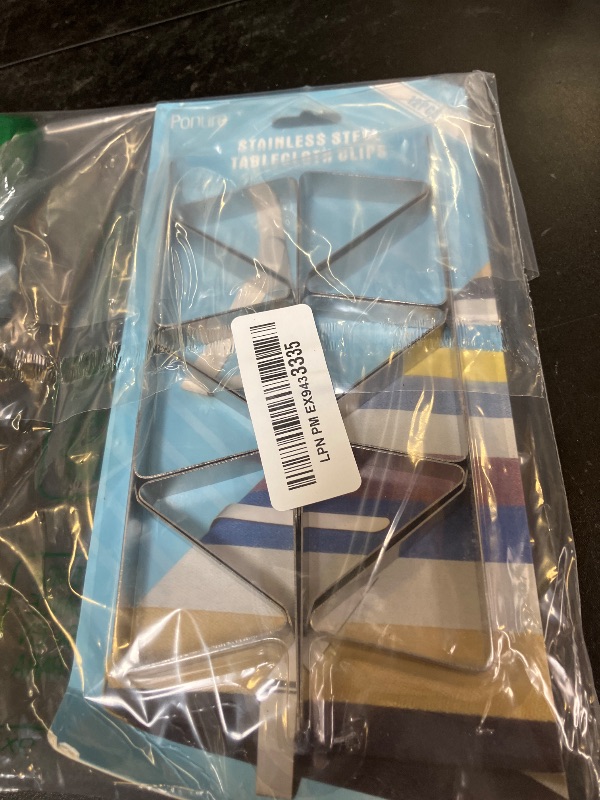 Photo 1 of 12 Pack Tablecloth Clips - Heavy Duty Picnic Table Clips, Stainless Steel Table Cloth Cover Clamps, Table Cloth Holders Ideal for Restaurant Picnics Marquees Weddings Graduation Party