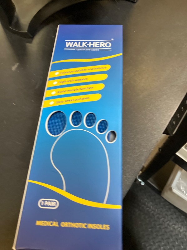 Photo 1 of Plantar Fasciitis Feet Insoles Arch Supports Orthotics Inserts Relieve Flat Feet, High Arch (Mens 7-7 1/2 | Womens 9-9 1/2)
