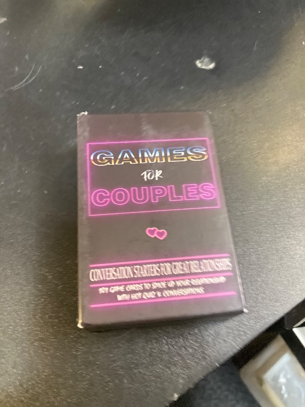 Photo 1 of Couples Games - Conversation Starter Questions for Great Relationships - Fun Conversation Cards Game for Couples – To Explore & Deepen Connections with your Partner - Perfect Romantic Gift for Couples