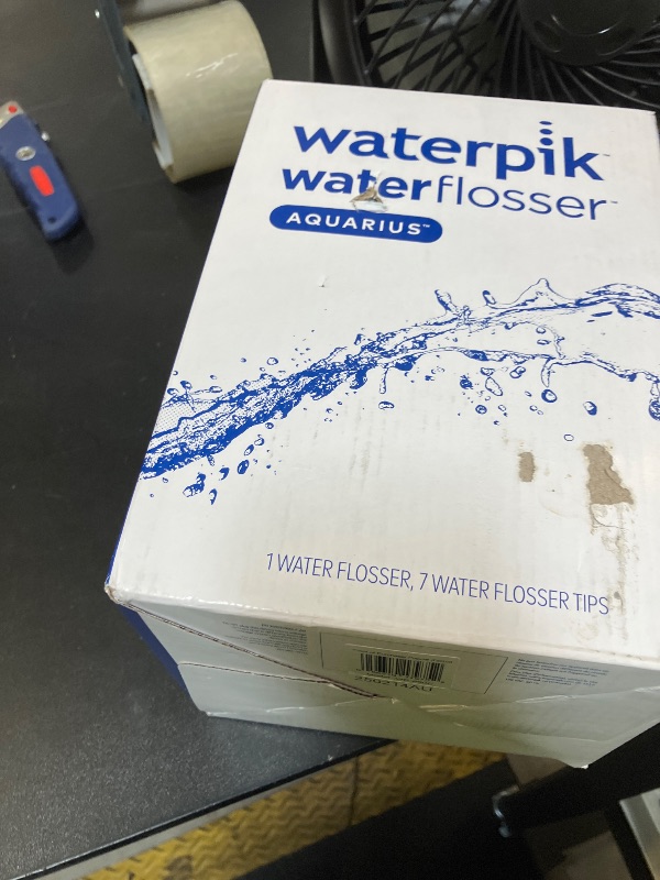 Photo 1 of Waterpik Aquarius Water Flosser For Teeth Cleaning, Gums, Braces, Dental Care, Electric Power With 10 Settings, 7 Tips For Multiple Users And Needs, ADA Accepted, White WP-660, Packaging May Vary