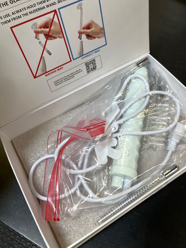 Photo 1 of NuDerma Professional Skin Therapy Wand - Portable Skin Therapy Machine with 6 Neon & Argon Wands – Boost Your Skin – Clear Firm & Tighten