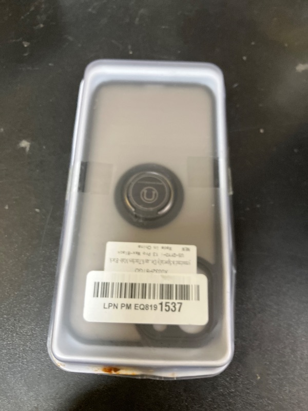 Photo 1 of ymxdmd is Specially Designed for iPhone 13 Pro Max Anti-Fingerprint, Built-in 360° Rotating Ring Bracket Solid and Durable Magnetic car Phone case, Suitable for iPhone 13 Pro Max 6.7inches Male-Black