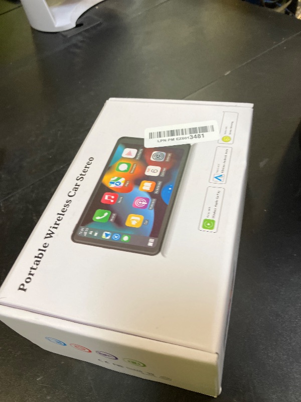 Photo 1 of 2025 Enhanced Carplay Screen for Car - 7" HD Portable Carplay & Android Auto with Bluetooth, HD Backup Camera, GPS Navigation, Siri, FM Radio, AUX, and Mirror Link – Compatible with All Vehicles