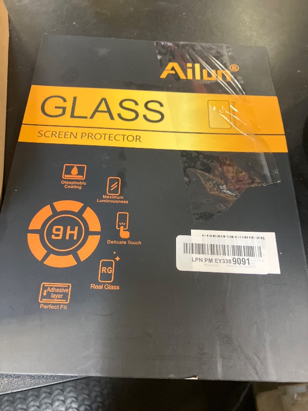 Photo 1 of Ailun Screen Protector for iPad 11th A16 2025 [11 Inch] / 10th Generation 2022 [10.9 Inch], Tempered Glass [Face ID & Apple Pencil Compatible] Ultra Sensitive Case Friendly [2 Pack]