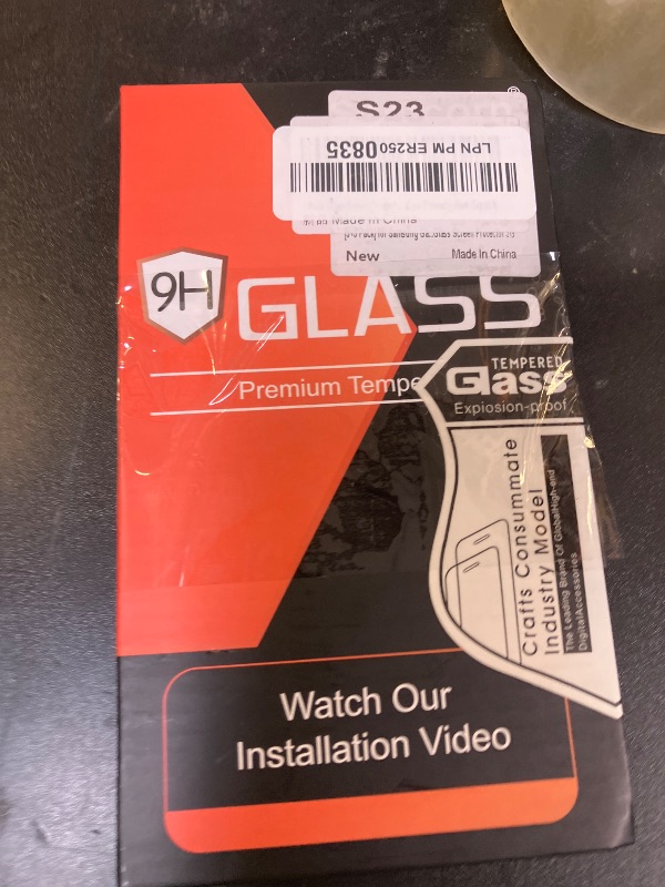Photo 1 of 3 Pack Glass Screen Protector for Samsung Galaxy S23 [6.1 inch] + 3 Pack Camera Lens Protector, 9H Tempered Glass, Fingerprint Unlock, HD Clear Case Friendly Anti-Scratch